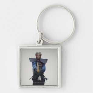 Porte-clés Portrait d'un escrimeur de Kendo