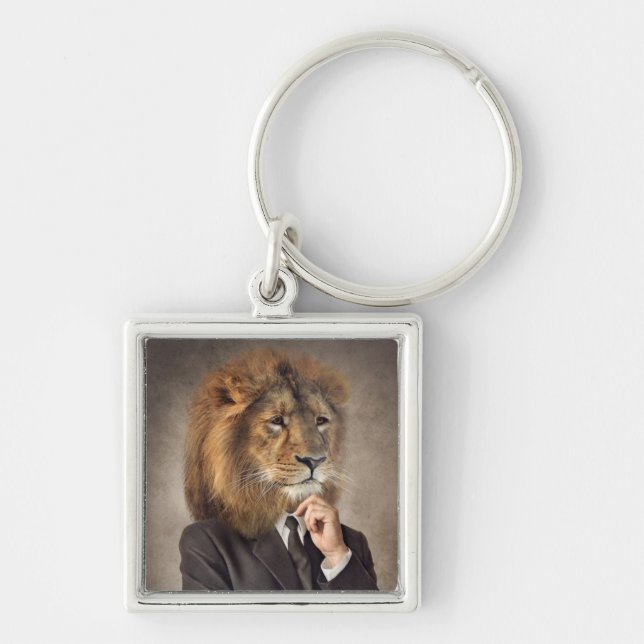 Porte-clés Portrait d'un lion (Devant)