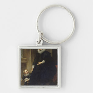 Porte-clés Portrait d'un noble et de son enfant