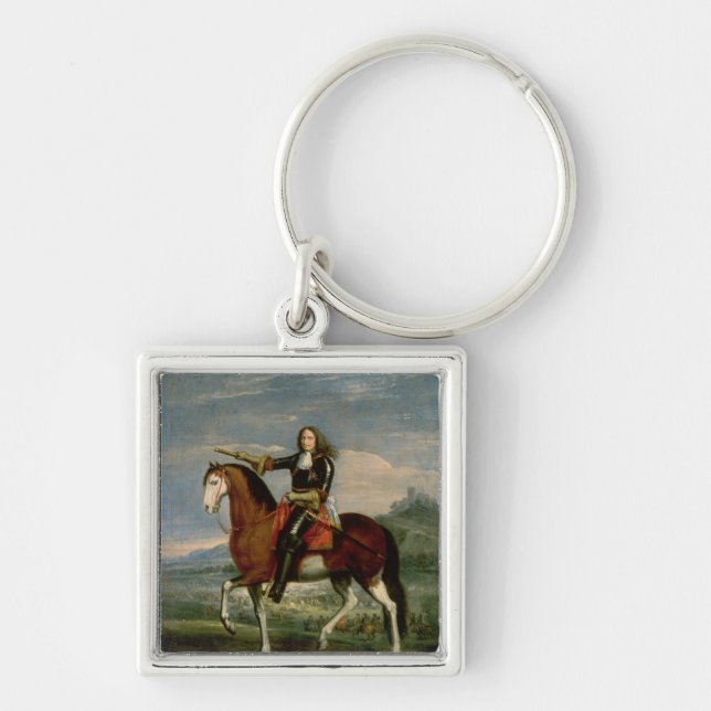 Porte-clés Portrait équestre (Devant)