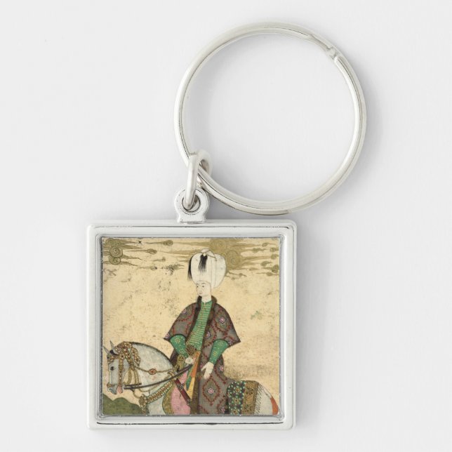 Porte-clés Portrait équestre de sultan Osman II 1618 (Devant)