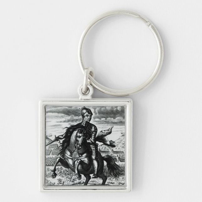 Porte-clés Portrait équestre d'Oliver Cromwell (Devant)