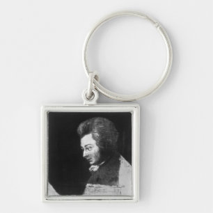 Porte-clés Portrait non fini de Wolfgang Amadeus Mozart