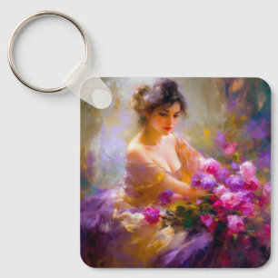 Porte-clés Portrait sensuel