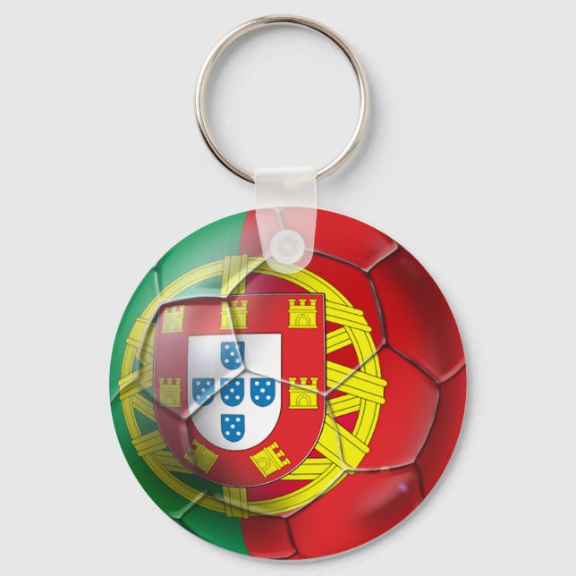 Porte-clés Portugal National football soccer team fans Tees (Recto)