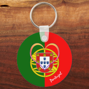 Porte-clés Portuguese flag & Heart - Portugal / Love sports