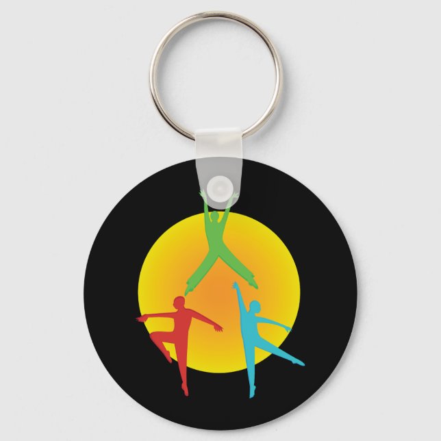 Porte-clés Poses de danse (Recto)