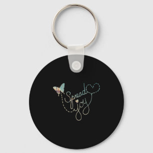 Porte-clés Positivité et ampli graphique inspirationnel ; Cor