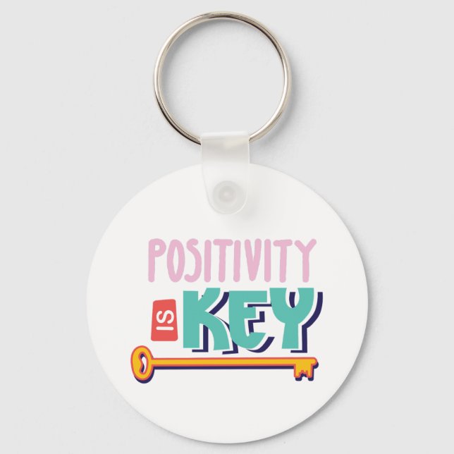 Porte-clés positivity is the key design  (Recto)