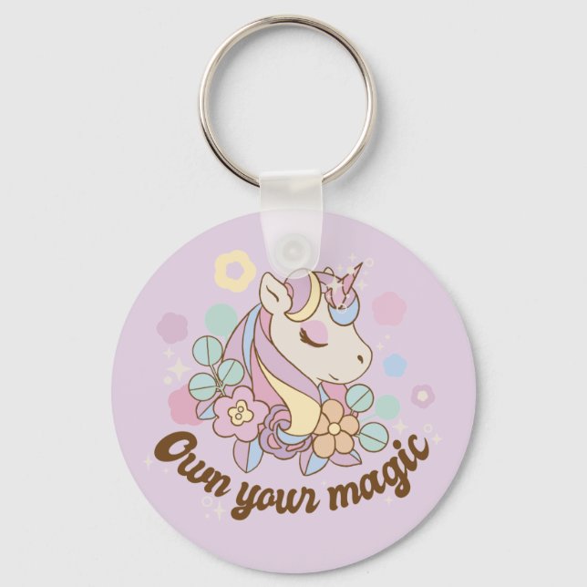 Porte-clés Posséder votre licorne magique (Recto)
