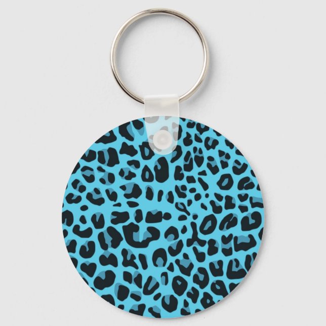 Porte-clés Poster de animal bleu (Recto)