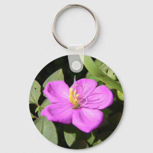 Porte-clés Poster de Plumeria Hawaii rose Faux Canvas Imprime
