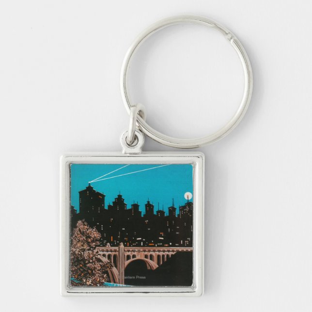 Porte-clés Poster publicitaire Spokane #1Spokane, WA (Devant)