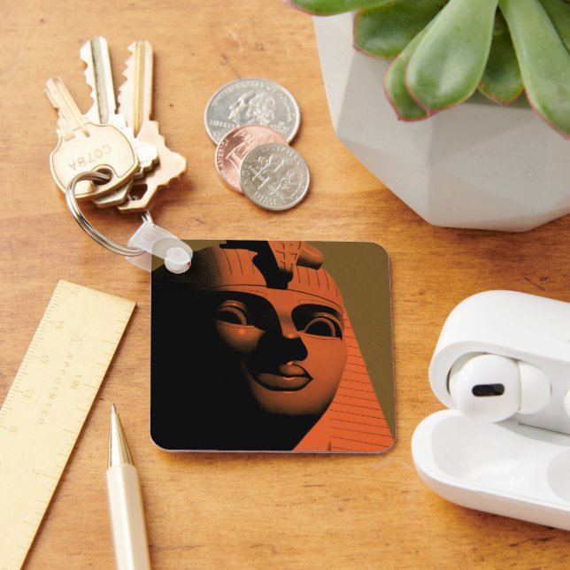 Porte-clés Poster Vintage voyage avec Sphinx, Egypte, Afrique (Bureau)