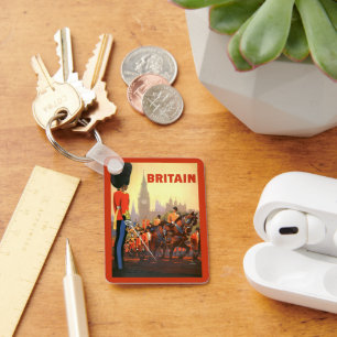 Porte-clés Poster Vintage voyage, Garde royale britannique