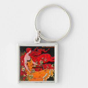 Porte-clés PosterEurope vintage en croissant américain