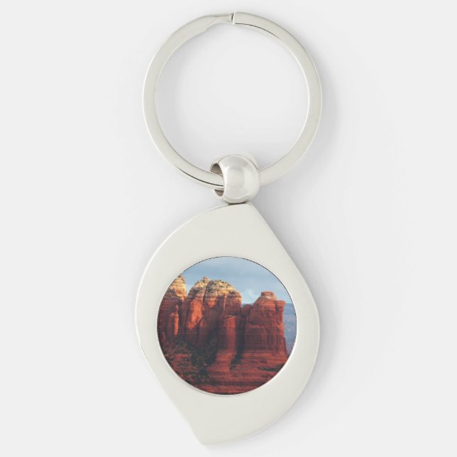 Porte-clés Pot de café nuageux Rock à Sedona Arizona (Devant)