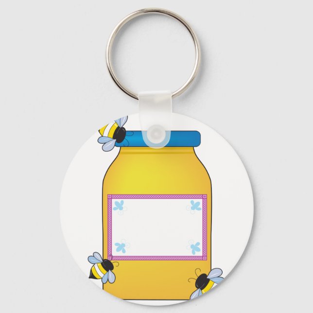 Porte-clés Pot de miel (Recto)