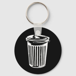 Porte-clés Poubelle Halloween Costume Garge Can Trashcan Cos