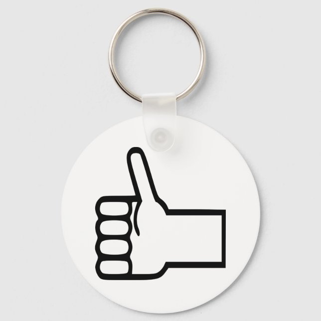 Porte-clés Pouce vers le haut (Recto)