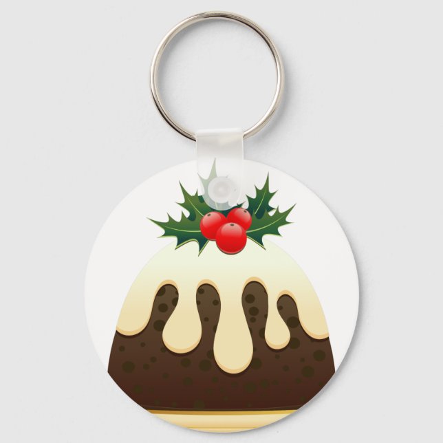 Porte-clés pouding de noël (Recto)