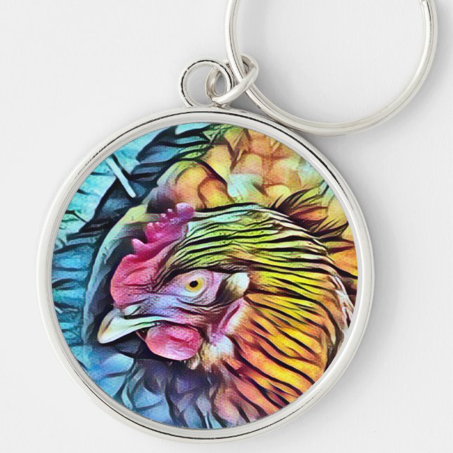 PORTE-CLÉS POULET (Devant)