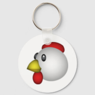 Porte-clés Poulet - Emoji