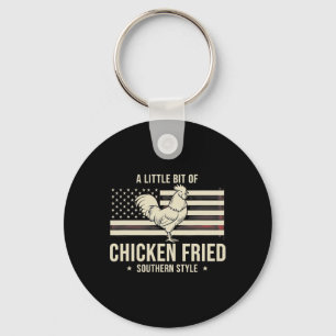 Porte-clés Poulet, je porte un peu de poulet frit' Sou