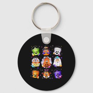 Porte-clés Poulet Nuggets Citrouille Halloween 90's Vintage 1