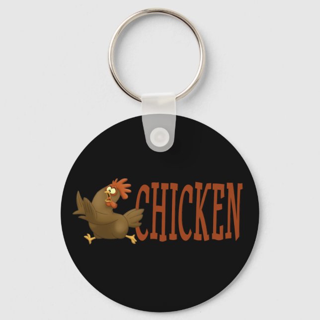 Porte-clés Poulet sur un Porte - clé (Recto)