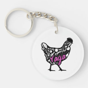 Porte-clés poulet Yaga