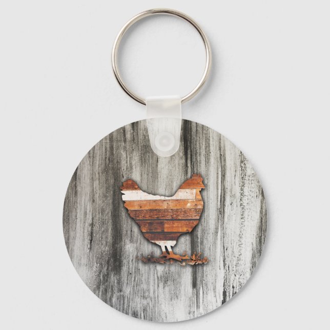 Porte-clés Poulets rustiques (Brown) (Recto)