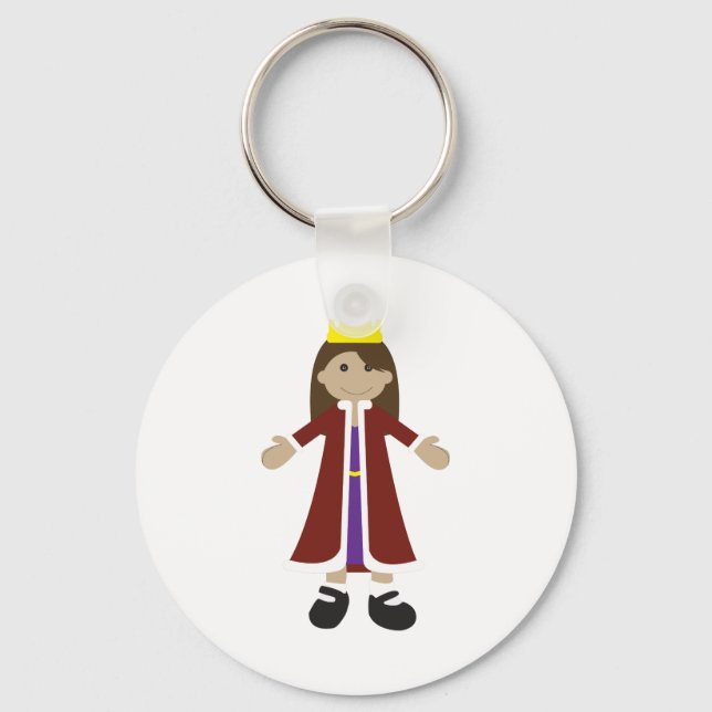 Porte-clés Poupée en dag Queen (Recto)