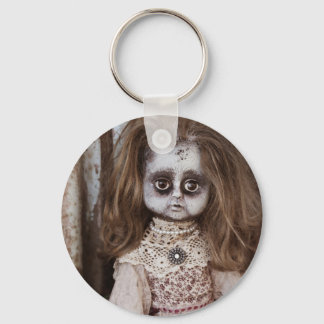 Porte-clés Poupée gothique déplaisante en porcelaine Goth vic