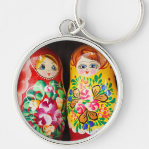 Porte-clés Poupées colorées de Matryoshka