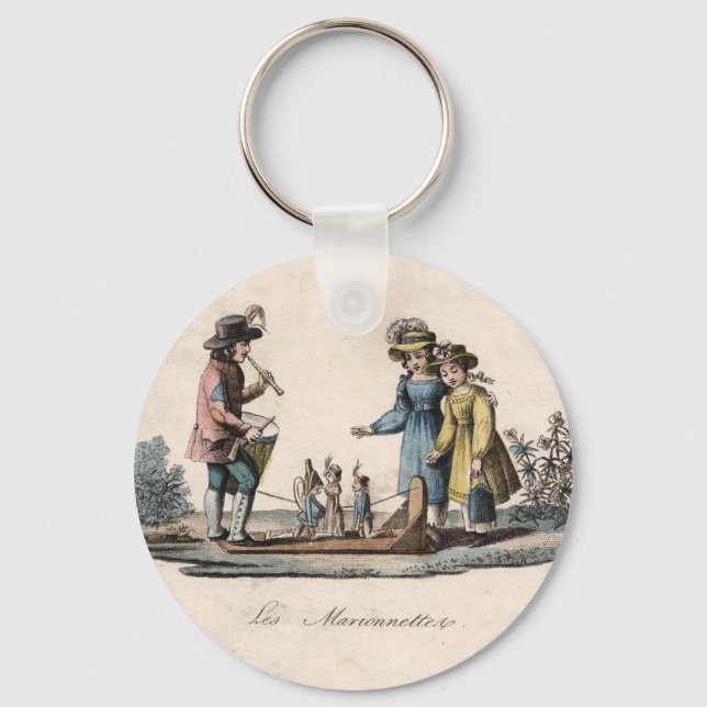 Porte-clés Poupées d'enfants vintage antiques (Recto)