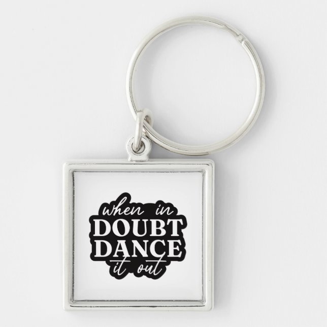 Porte-clés pour amateur de danse (Devant)