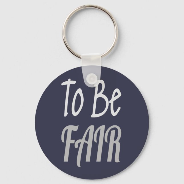 Porte-clés Pour être juste Lettre Kenny (Recto)