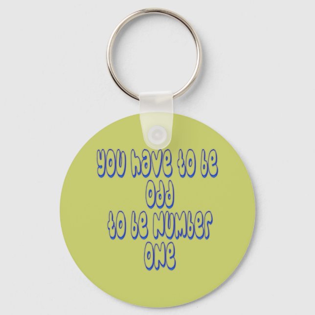 Porte-clés Pour être numéro un (Recto)
