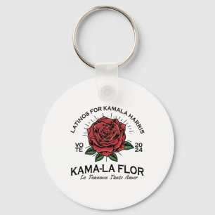 Porte-clés Pour Kamala Harris 2024 Votez Kama-la Flor Le Teme