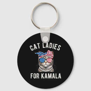 Porte-clés Pour Kamala Harris Chat Ladies Usa 2024 Womens