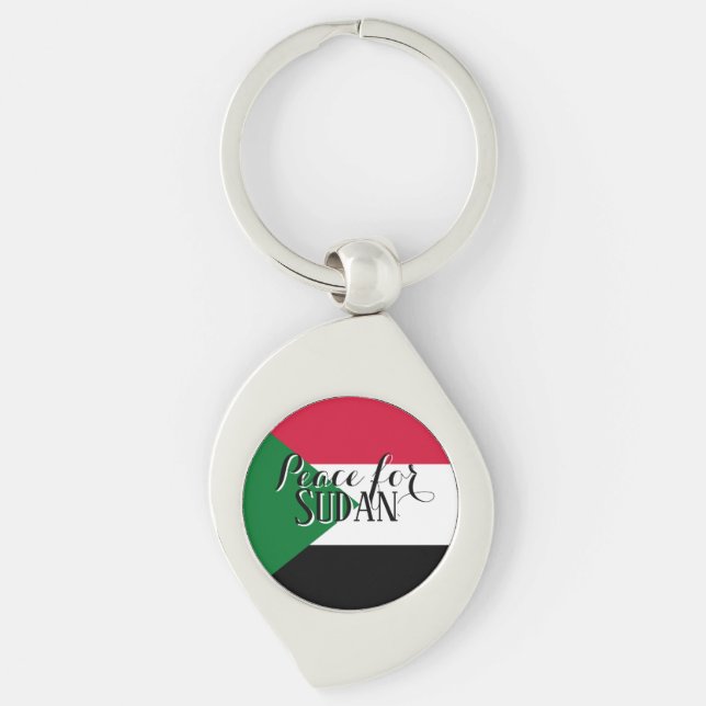 Porte-clés pour la paix au Soudan – Solidarité et  (Devant)
