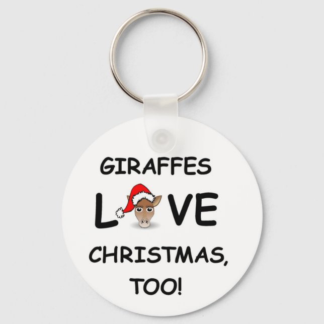 Porte-clés Pour le collectionneur GIRAFFE pour Noël ! (Recto)