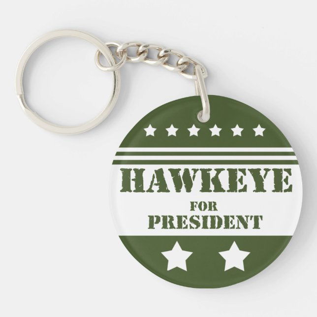 Porte-clés Pour le Président Hawkeye (Devant)