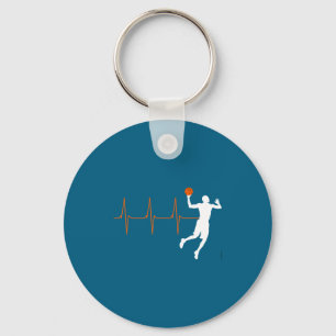 Porte-clés Pour l'entraîneur de joueur de basketball masculin
