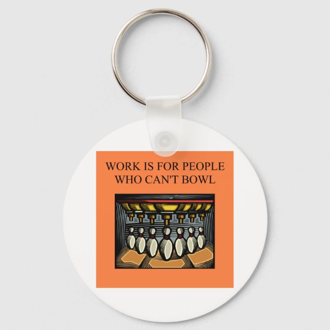 Porte-clés pour les fanatiques du bowling (Recto)