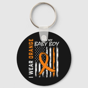 Porte-clés Pour Mon Fils Bébé Garçon Leucémie Sensibilisation