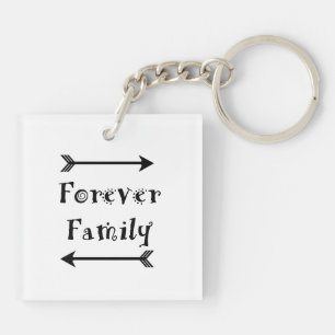 Porte-clés Pour toujours famille - conception d'Adpotion