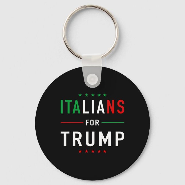 Porte-clés Pour Trump Tee Pro Trump Italiano (Recto)