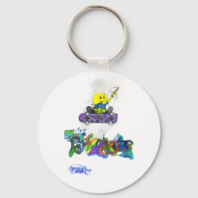 Porte-clés Pourcentage Ollie (Recto)